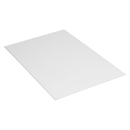 Bsc Preferred 48 x 96'' White Plastic Corrugated Sheets, 10PK BUY00012415